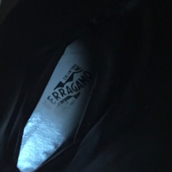 Vintage Salvatore Ferragamo Brown Distressed Leather Tall Riding Boots - Picture 14 of 16